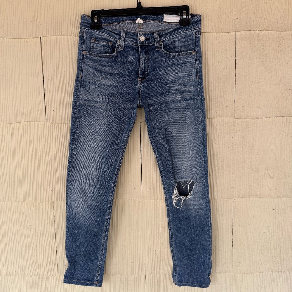 Rag and Bone 9 Inch Skinny Jeans
